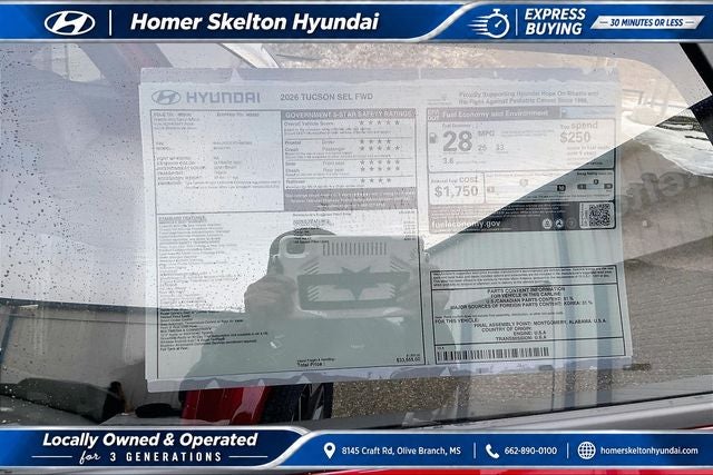 2026 Hyundai TUCSON SEL
