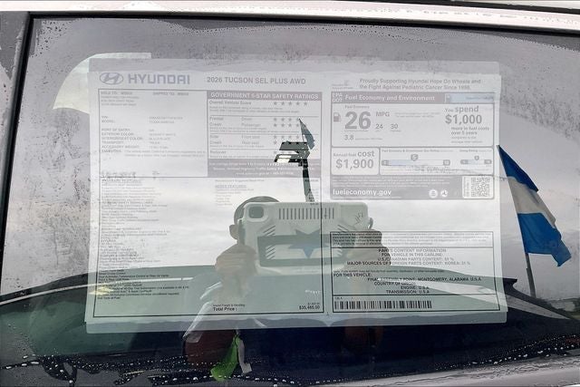 2026 Hyundai TUCSON SEL