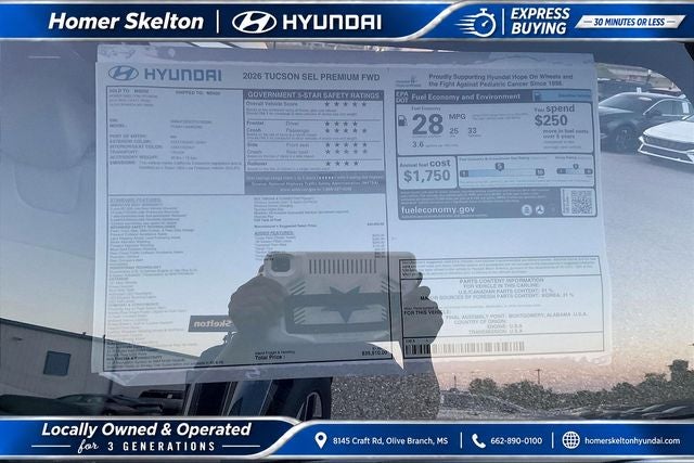 2026 Hyundai TUCSON SEL Premium