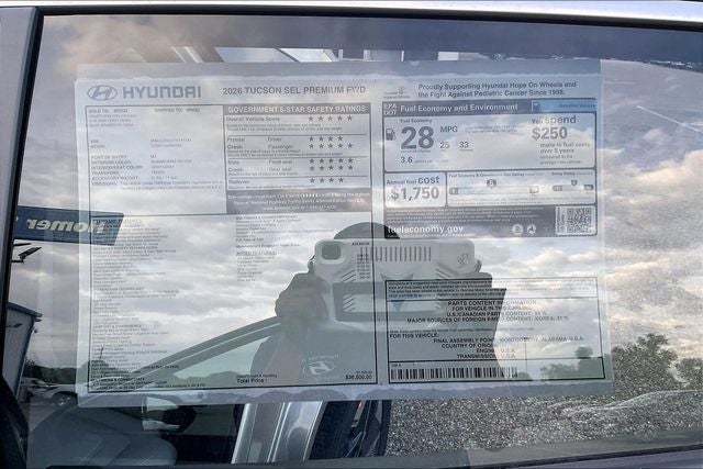 2026 Hyundai TUCSON SEL Premium