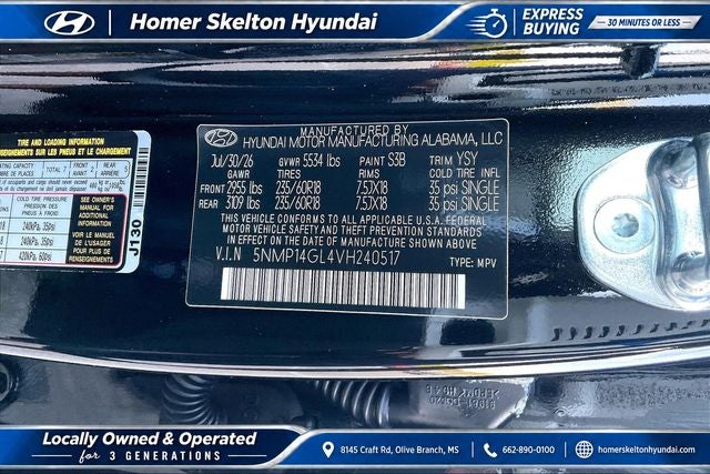 2027 Hyundai SANTA FE SE