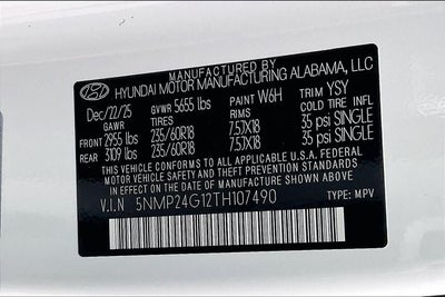2026 Hyundai SANTA FE HYBRID SEL