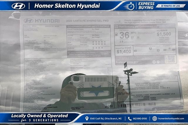 2026 Hyundai SANTA FE HYBRID SEL