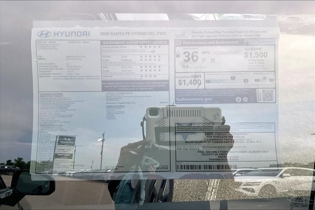 2026 Hyundai SANTA FE HYBRID SEL