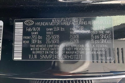 2024 Hyundai SANTA FE SEL