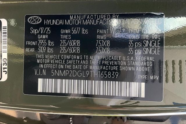 2026 Hyundai SANTA FE SEL