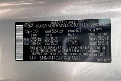 2024 Hyundai SANTA FE Limited
