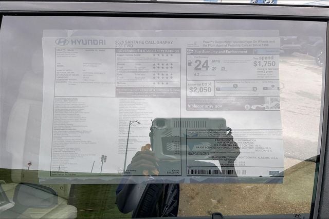 2026 Hyundai SANTA FE Calligraphy
