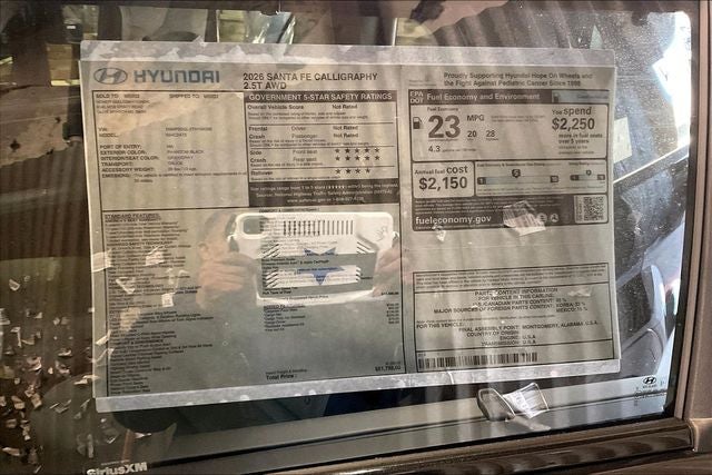 2026 Hyundai SANTA FE Calligraphy