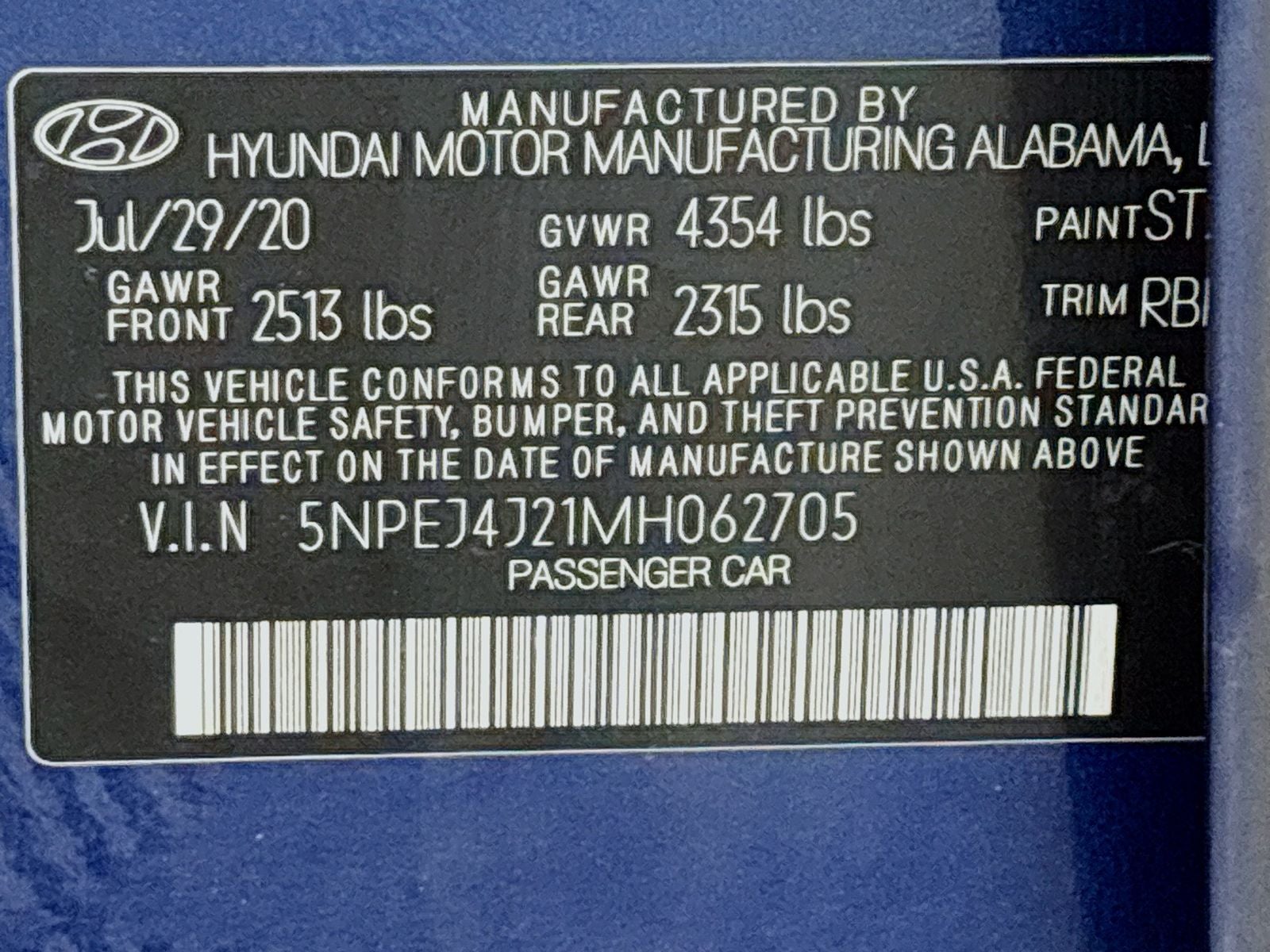 2021 Hyundai SONATA SEL Plus