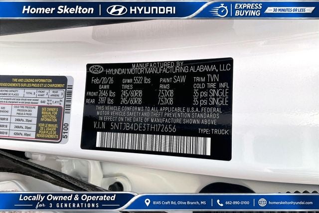 2026 Hyundai SANTA CRUZ SEL