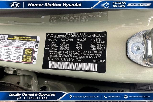 2026 Hyundai SANTA CRUZ SEL