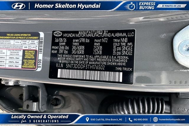 2026 Hyundai SANTA CRUZ XRT