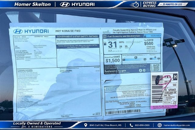 2027 Hyundai KONA SE