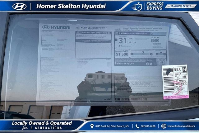 2027 Hyundai KONA SEL Sport