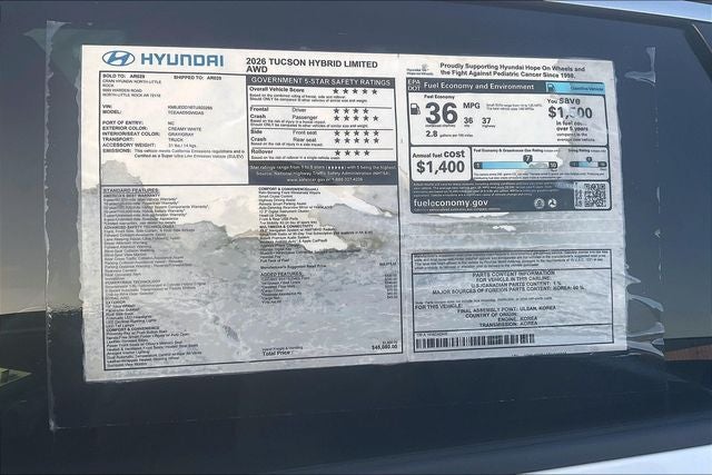 2026 Hyundai TUCSON HYBRID Limited