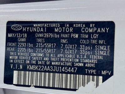 2018 Hyundai KONA SEL