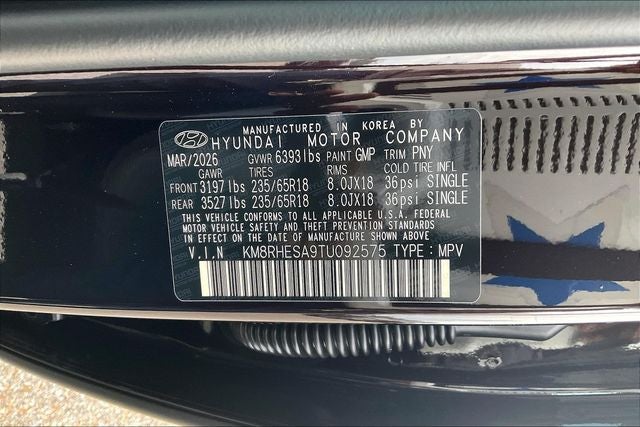 2026 Hyundai PALISADE HYBRID SEL Premium 7 Passenger