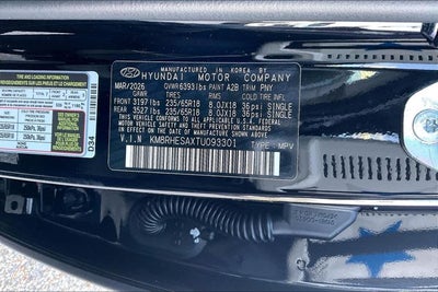 2026 Hyundai PALISADE HYBRID SEL Premium 7 Passenger