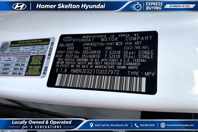 2026 Hyundai PALISADE XRT Pro