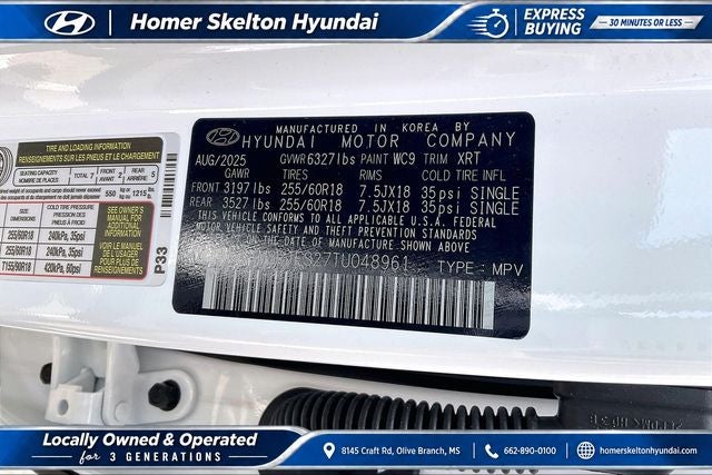 2026 Hyundai PALISADE XRT Pro