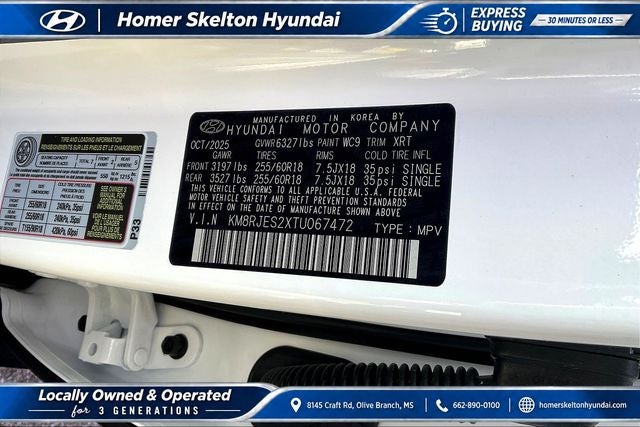 2026 Hyundai PALISADE XRT Pro