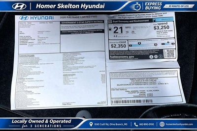 2026 Hyundai PALISADE Limited