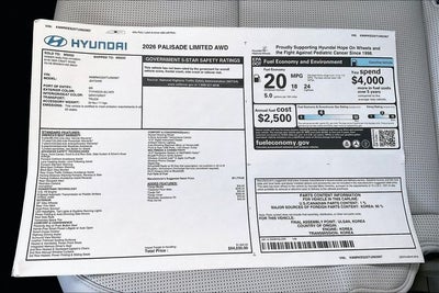 2026 Hyundai PALISADE Limited