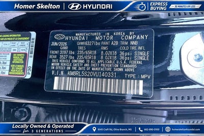 2027 Hyundai PALISADE SEL 7 Passenger