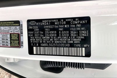 2026 Hyundai PALISADE SEL 7 Passenger