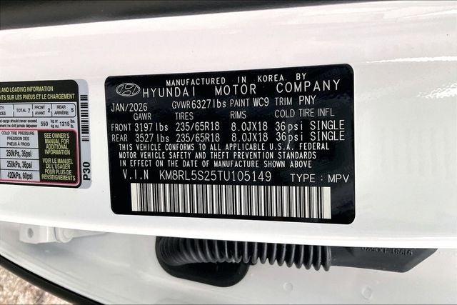 2026 Hyundai PALISADE SEL 7 Passenger