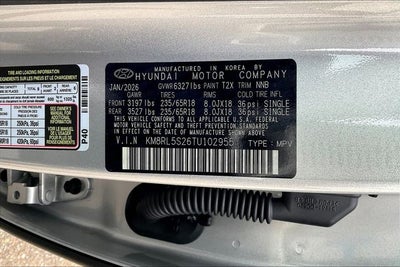 2026 Hyundai PALISADE SEL 7 Passenger