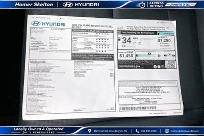 2026 Hyundai PALISADE HYBRID Blue SEL 8 Passenger