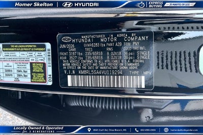 2027 Hyundai PALISADE HYBRID Blue SEL 7P 7 Passenger
