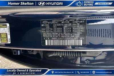2026 Hyundai PALISADE HYBRID Blue SEL 7 Passenger