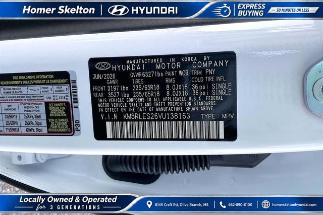 2027 Hyundai PALISADE SEL 7 Passenger