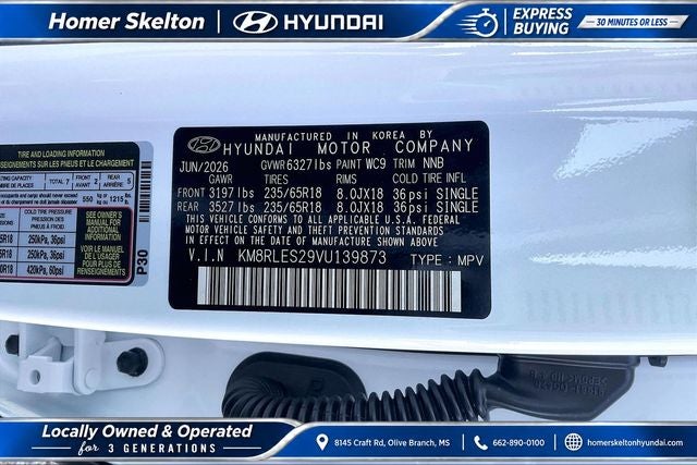2027 Hyundai PALISADE SEL 7 Passenger