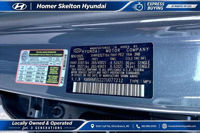 2026 Hyundai PALISADE Calligraphy