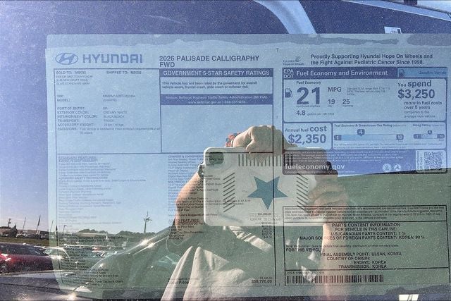2026 Hyundai PALISADE Calligraphy