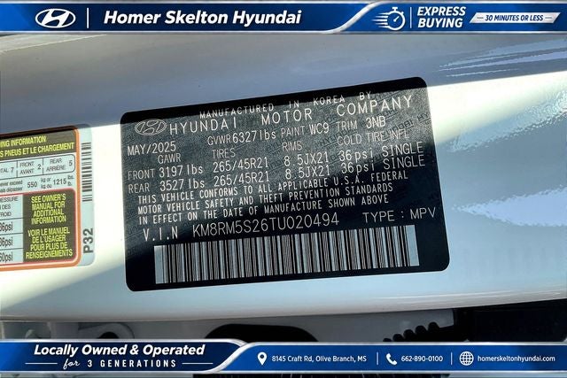 2026 Hyundai PALISADE Calligraphy