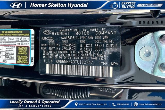 2026 Hyundai PALISADE HYBRID Calligraphy