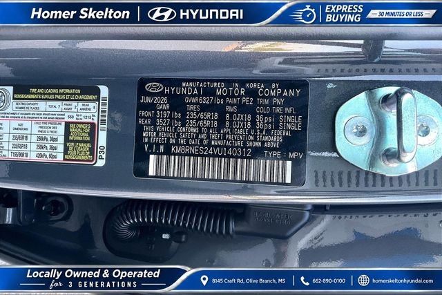 2027 Hyundai PALISADE SEL 7 Passenger