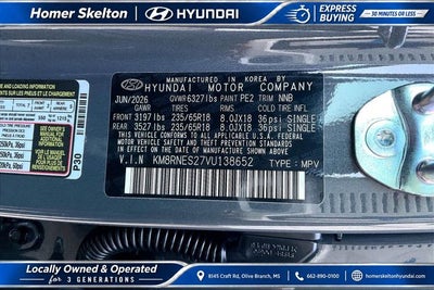 2027 Hyundai PALISADE SEL Premium 7 Passenger