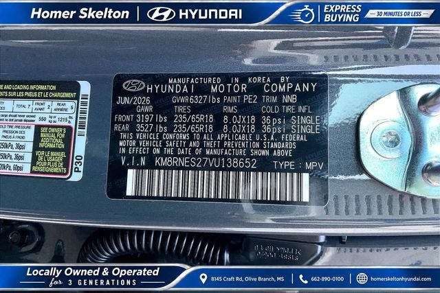 2027 Hyundai PALISADE SEL Premium 7 Passenger