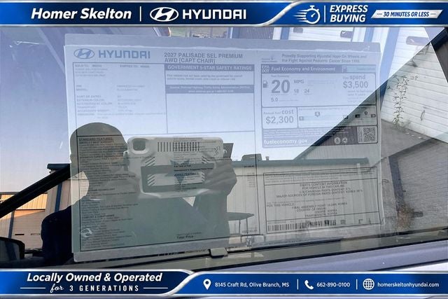 2027 Hyundai PALISADE SEL Premium 7 Passenger
