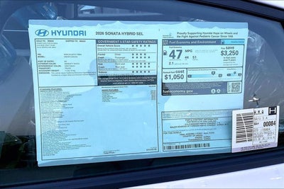 2026 Hyundai SONATA HYBRID SEL