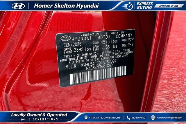 2026 Hyundai SONATA HYBRID Limited