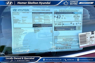 2026 Hyundai SONATA HYBRID Limited