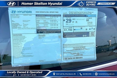 2026 Hyundai SONATA SEL Sport