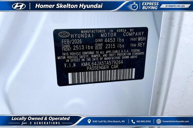 2026 Hyundai SONATA SEL Sport